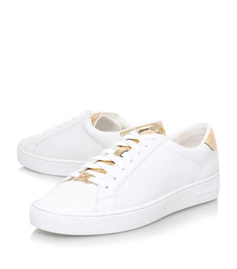 michael michael kors women's irving leather lace up sneakers|Irving Leather Sneaker .